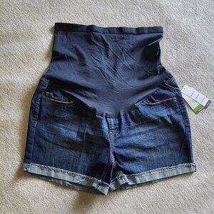 Maternity Jean Shorts size S (4-6) NWT